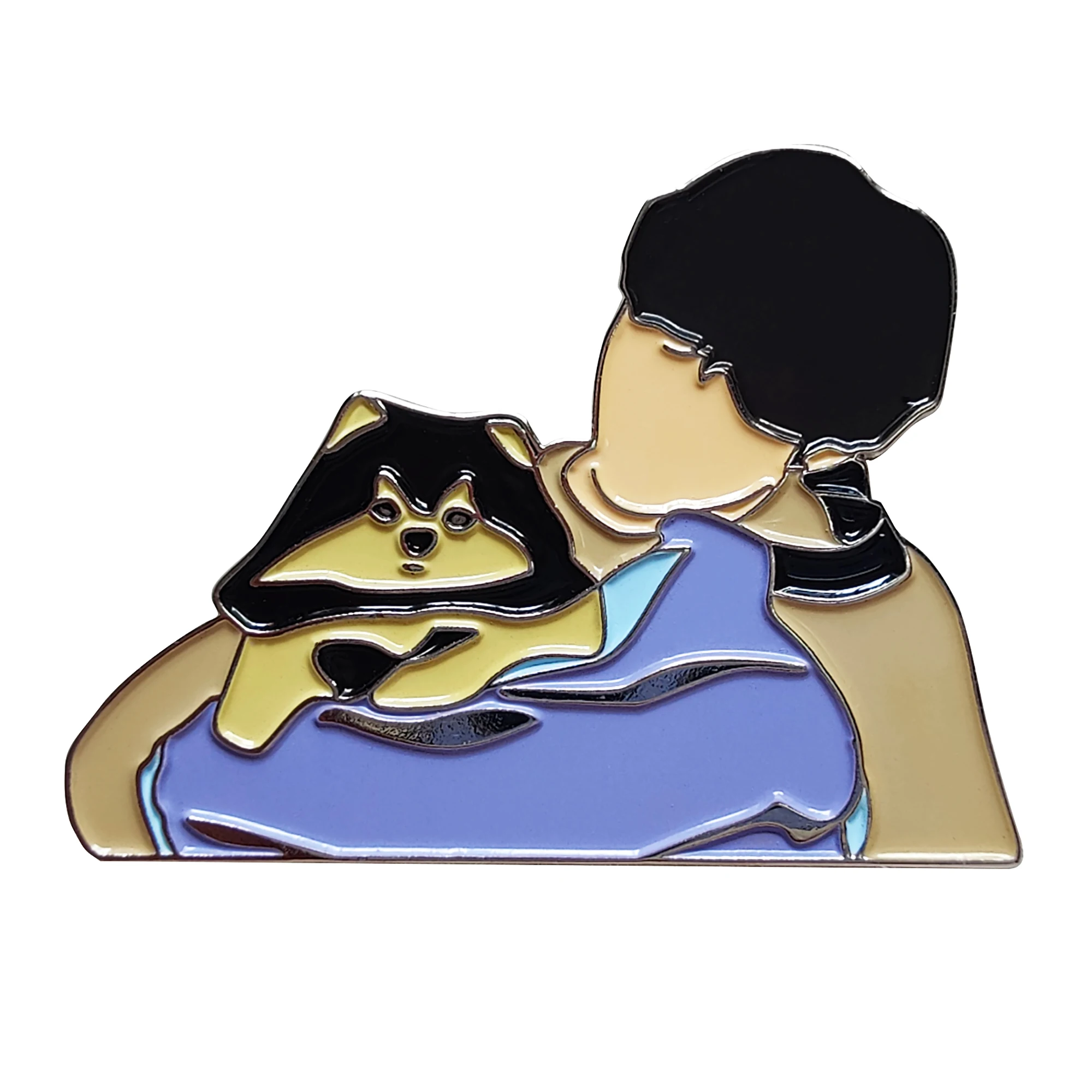 V Kim Taehyung & Yeontan  Pin Lapel Brooch Metal Badge Jewelry Accessary