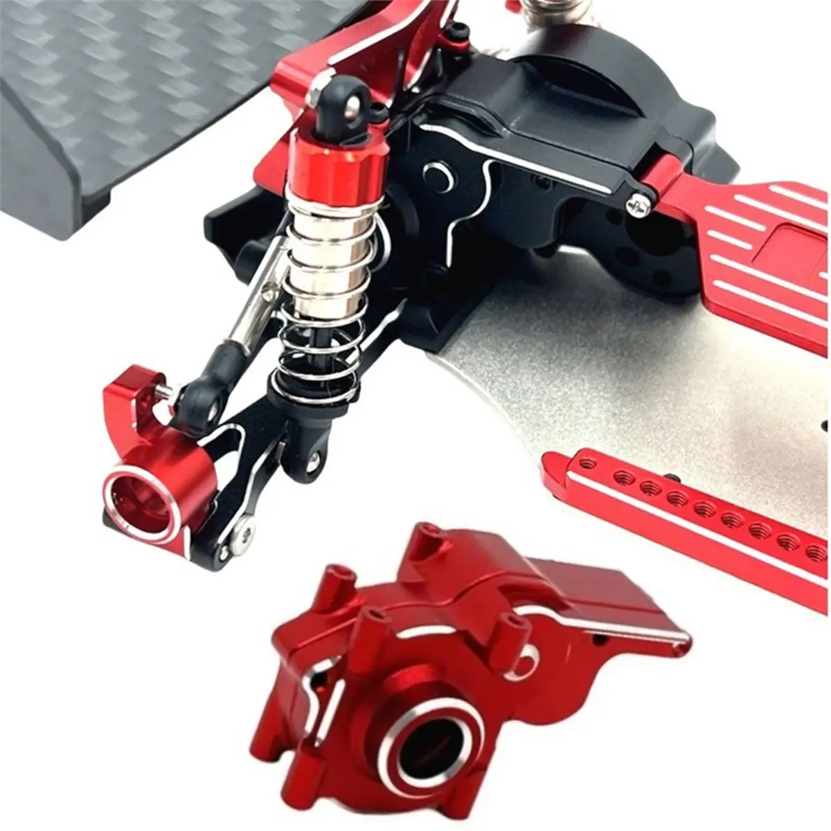 update. RC Car Metal Upgrade Parts Gearbox Housing for LOSI Micro-B 1/24 Remote Control Car Aaccessories