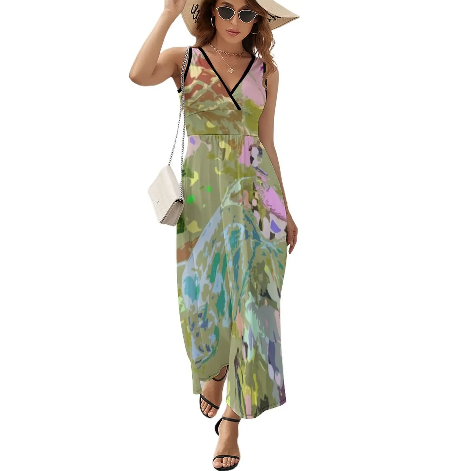 

Tropical Menagerie Sleeveless Dress clothes for women beach dresses women's evening dresses