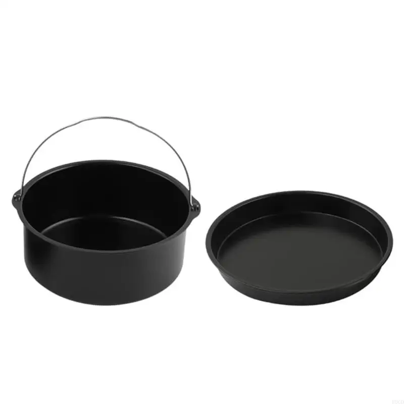 

R9CD Household Air Fryers Pad Air Fryers Basket Air Fryers Bowl Multifunctional Carbon Steel Cooking Tool for Cooking Use
