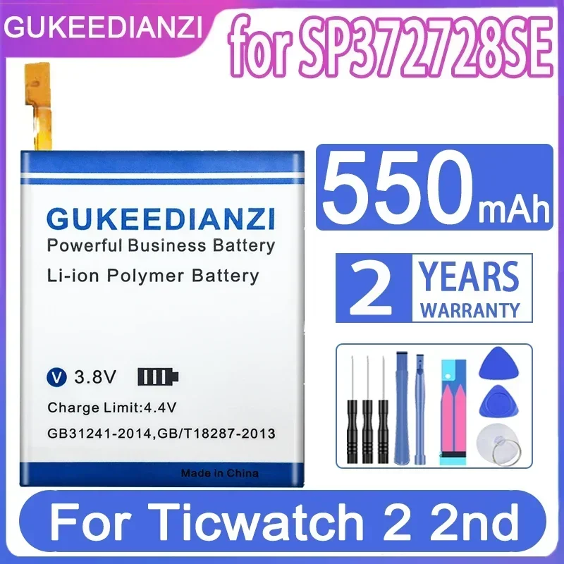 

Аккумулятор GUKEEDIANZI 372726 СП 372728 SE для Ticwatch 1 2 E S 46 мм