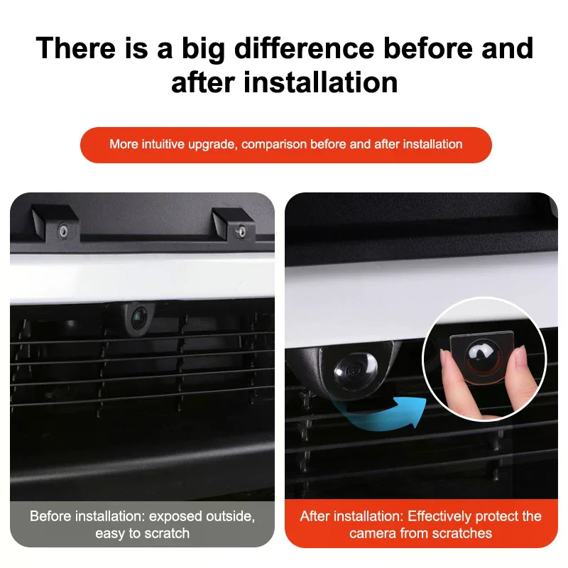 For Model Y Juniper Front Camera Lens Guard Protective Cover Scratch Resistant Anti-stain Car Accessories 2025 New