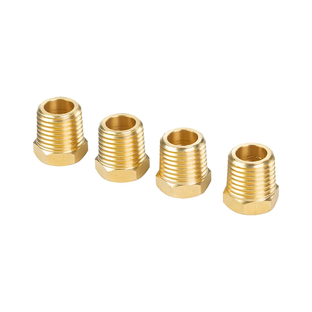 DPGKITS 1set Car Adapter Distributor for Oil Pressure Distributor Sender Oil Temperature Sensor 1/8 Inch-27 NPT 1/4 Inch-18 NPT