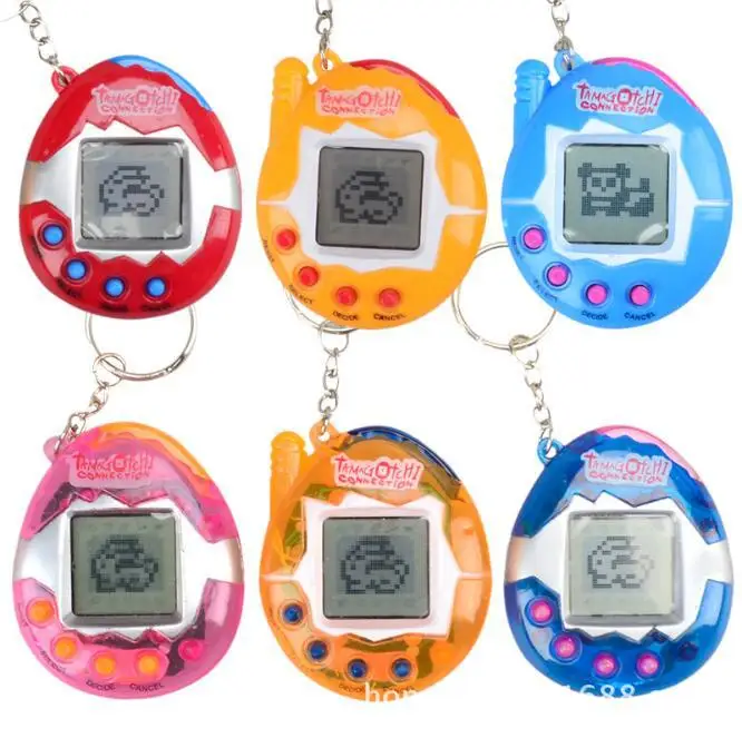 Tamagotchi Animali Domestici Elettronici Regalo Portachiavi Animali Giocattoli Regalo di Natale Educational Divertente 90S Nostalgico Virtuale Cyber Giocattolo Dell'animale Domestico Con La Scatola