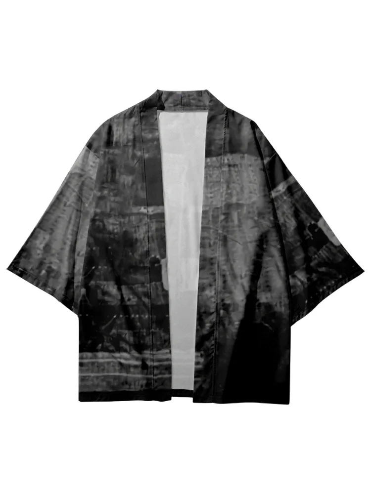 Yukata – Cardigan pour hommes, chemises, Cosplay Haori Streetwear, Tops, Kimono et Shorts imprimés traditionnels de Style japonais