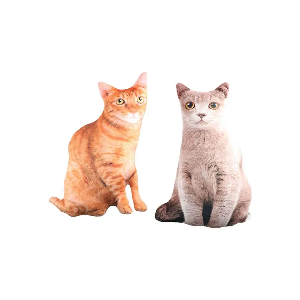 3D Creative Home Decorative Sleep Napping Simulation cat Cat Shape Pillow Cushion Home Textile Throw pillow