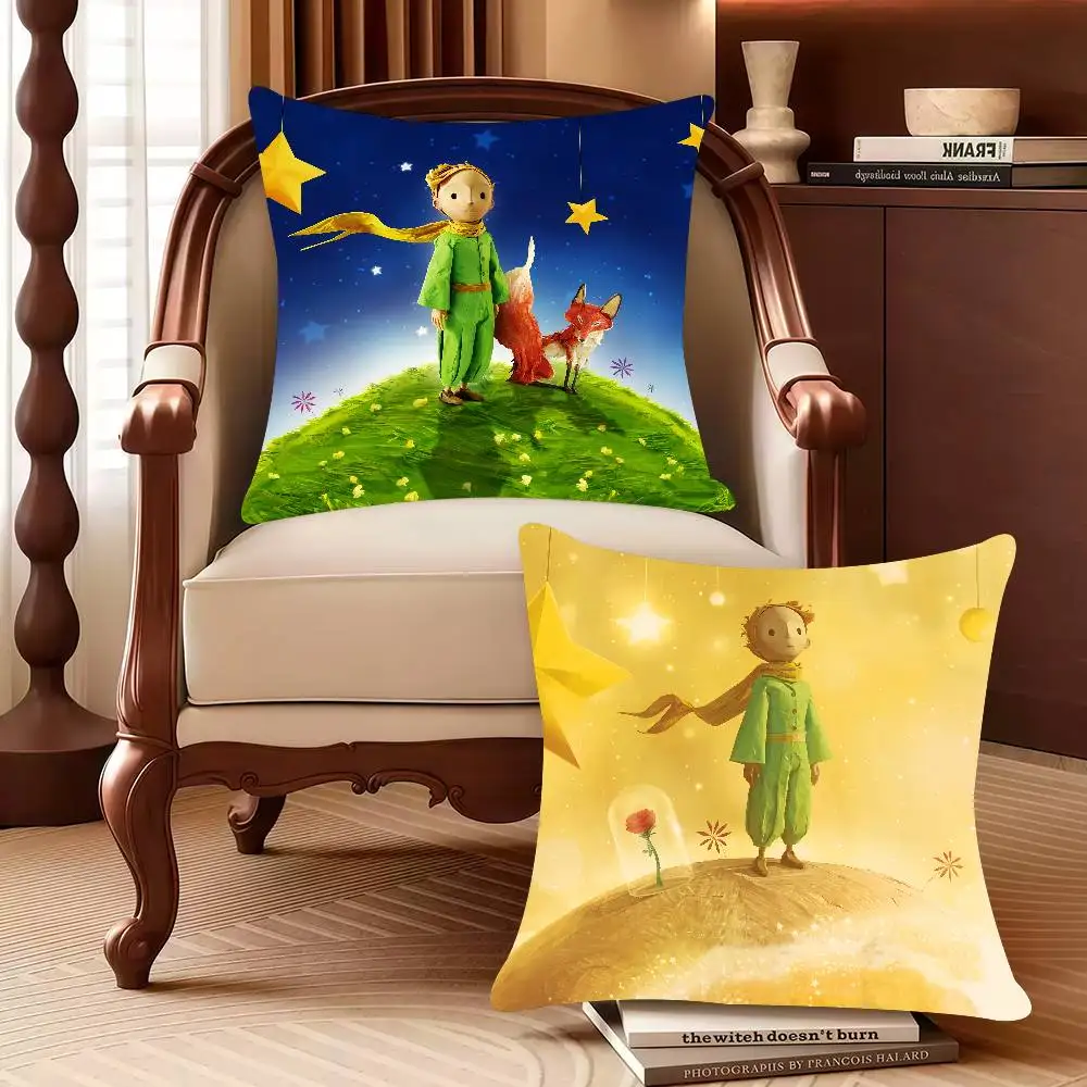 

MINISO The Little P-Prince Pillow Case Decor Protective Covers Comfortable soft for Sofa Living Room Home office