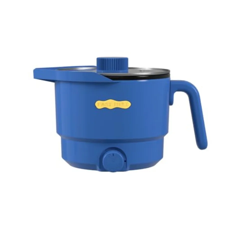 

Электрический воскоплавитель на 1,5 л с носиком для розлива, для изготовления свечей, мыла и поделок, синий, два режима нагрева, 225 Вт/450 Вт