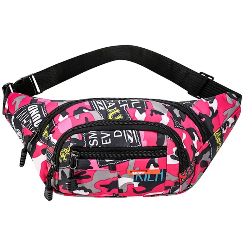 Women Men Breast Package Waterproof Outdoor Sports Bag Canvas Pouch Waist Bag Fanny Pouch Crossbody Male Banana Bag