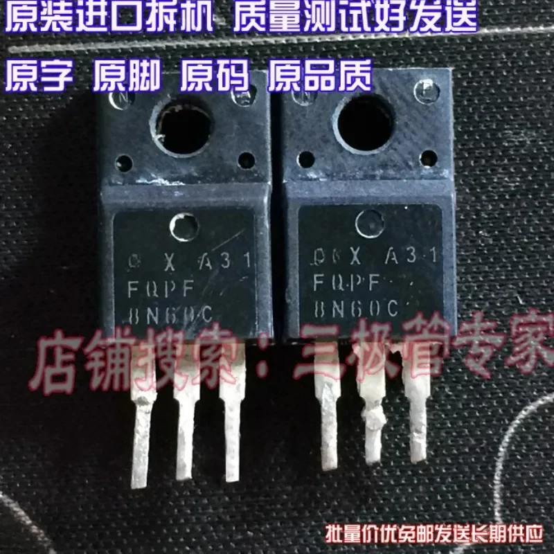 Used&Not NEW&Send after Measure Original imported disassembly original word original code FQPF8N60C 8N60C TO-220 in-line/tested