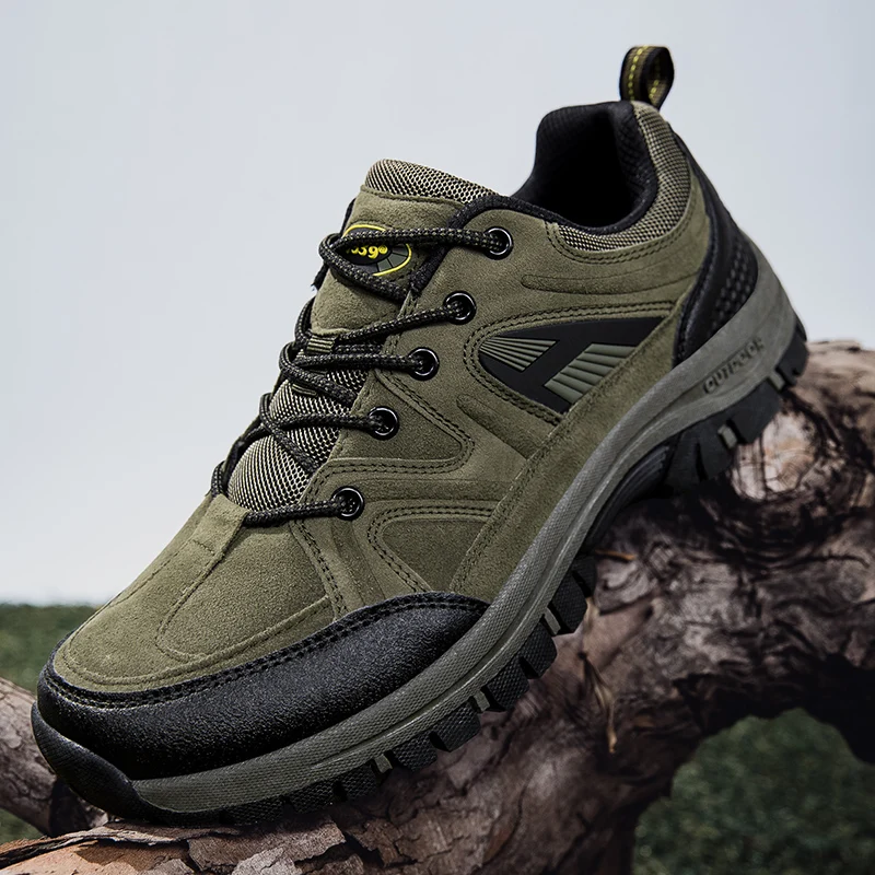 

Новинка 2025 года, стильная походная обувь для мужчин и женщин, замшевая водонепроницаемая обувь для альпинизма, унисекс, уличная треккинговая обувь для бега