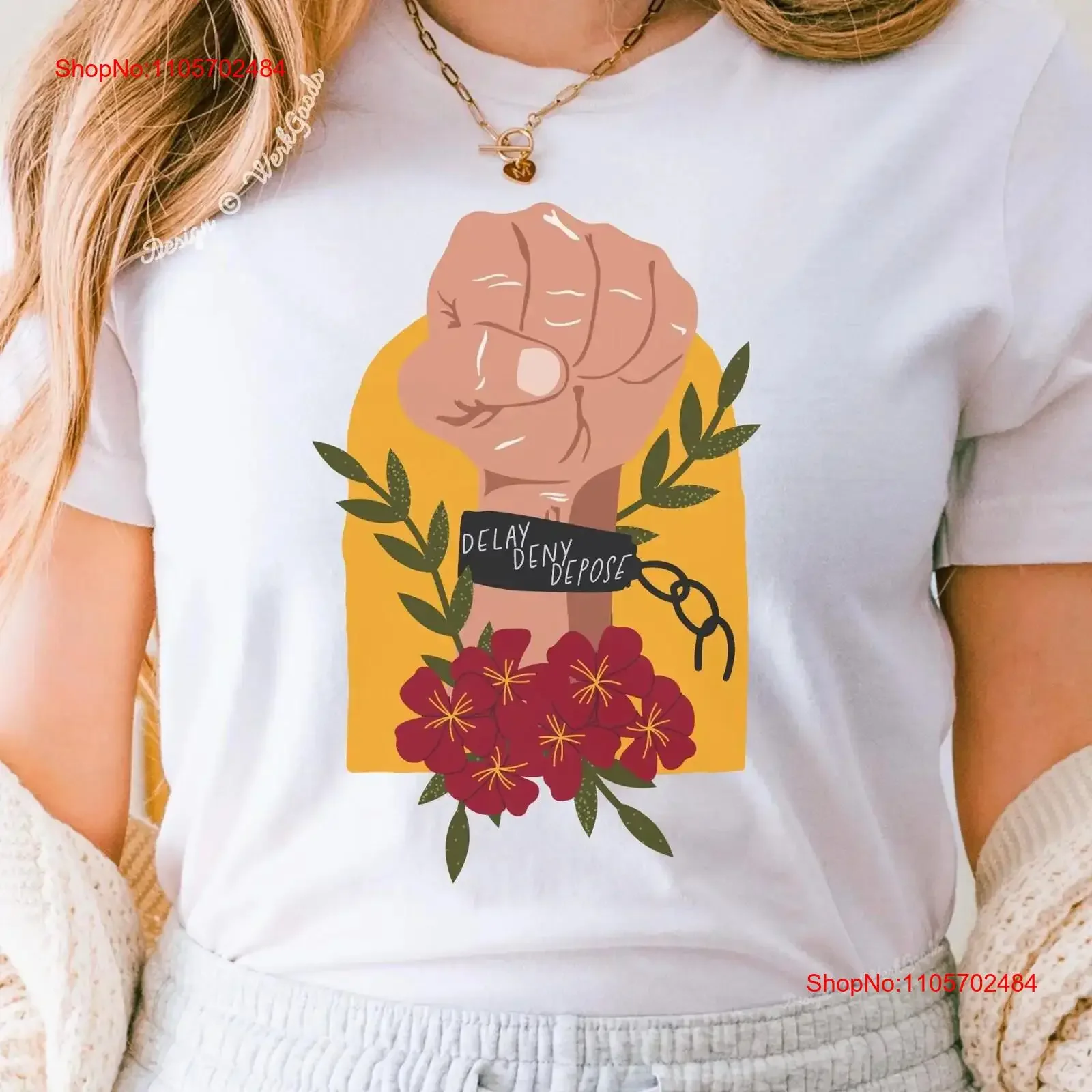 T-shirt Delay Deny Depose, Corporate Greed Healthcare is a Human Right Activist, vêtements de créateur vintage lavés, polyvalents