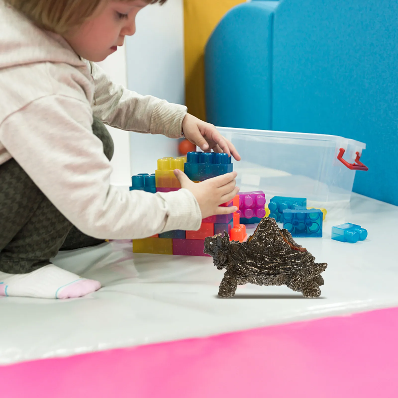 絶妙なリアルな3d玄武中国製プラスチック製おもちゃ、子供用学習ツール、誕生日プレゼント、家の装飾に。