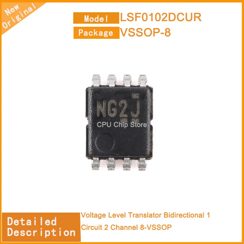 20 teile/los neues Original lsf0102dcur lsf0102 Spannungs pegel übersetzer bidirektional 1 Schaltung 2 Kanal 8-vssop