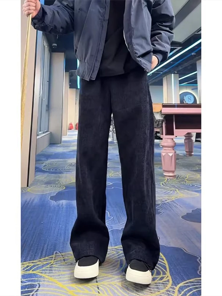 

Мужские повседневные джинсы Cleanfit: весенние, американского стиля, прямые, свободные, широкие штанины, комфортные, мягкие, в стиле ретро