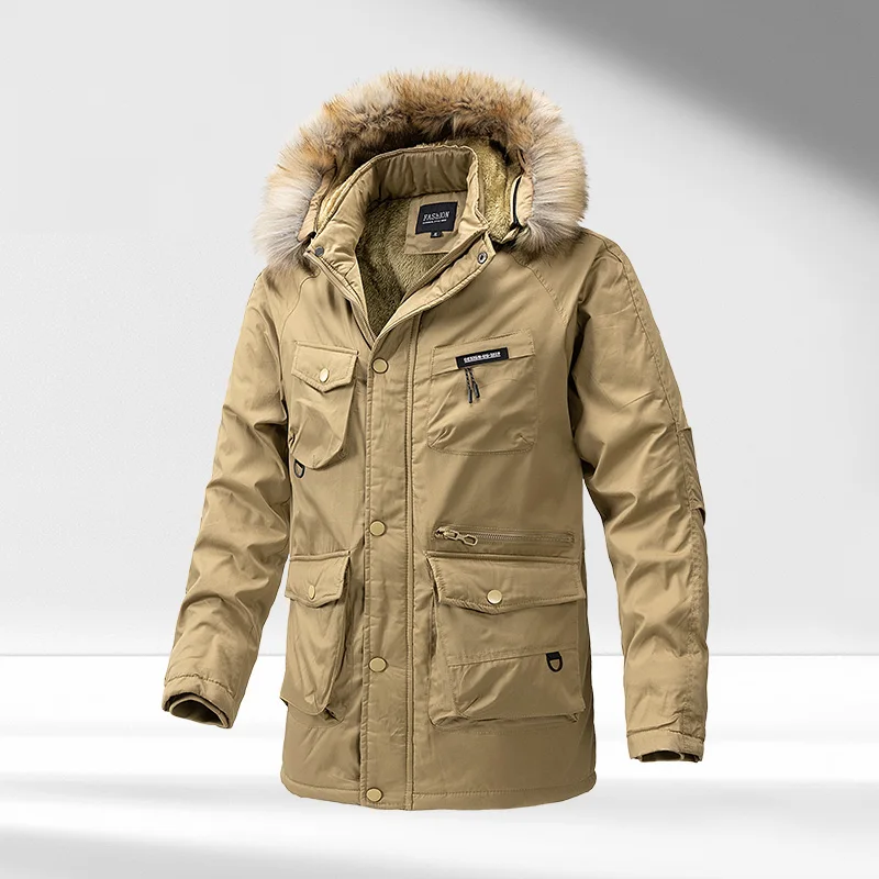 الشتاء أزياء الرياضة الترفيه طويل ريشة في الهواء الطلق سترة مريحة عالية الجودة مريحة يندبروف الدافئة تهمة أسفل سترة #1