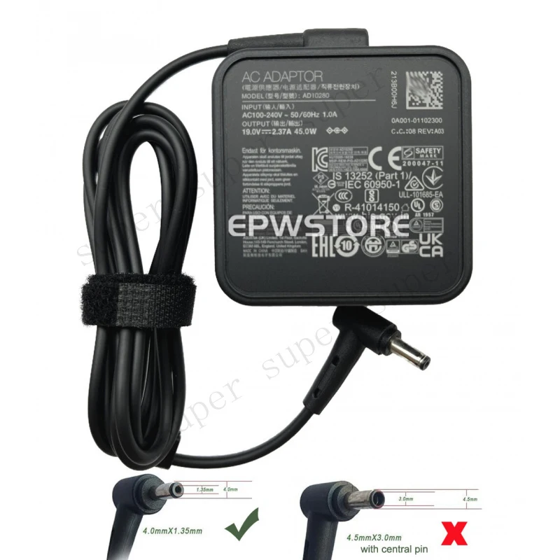 

Зарядное устройство S+ 45W AC для ASUS VivoBook X515EA F1500EA F1500E 15.6 дюймов