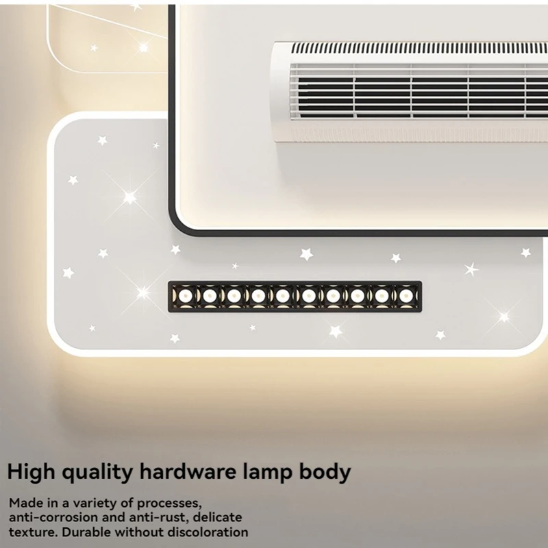 غير مرئية الخالية من الشفرة Led مروحة السقف ضوء التحكم عن بعد مروحة السقف مصباح لغرفة المعيشة غرفة نوم مصابيح داخلية