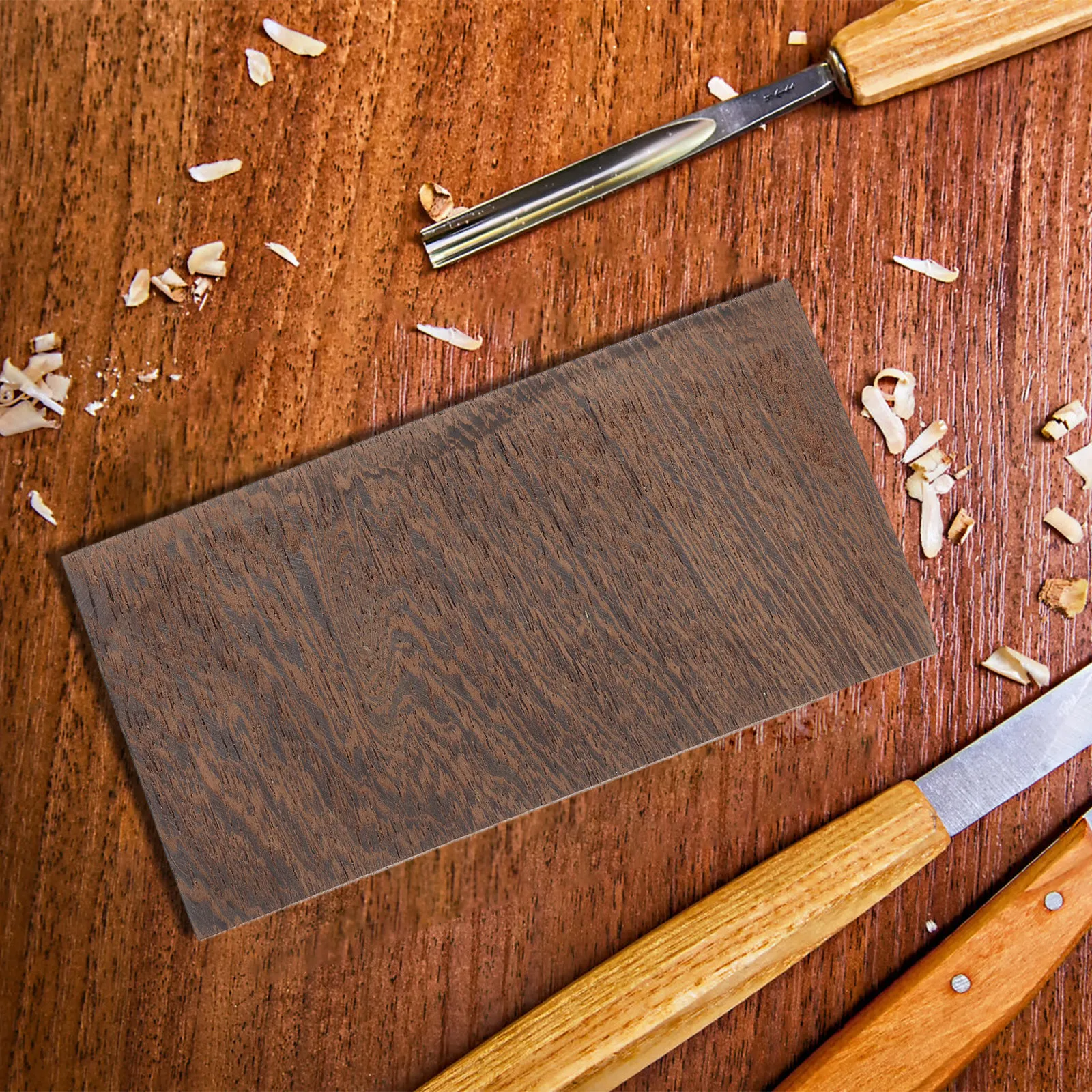 Thickened Bevel Wood Slice for DIY Comb Carving and Woodcrafts Pre Cut Slant Edge Carving Block Ideal for Beginners and