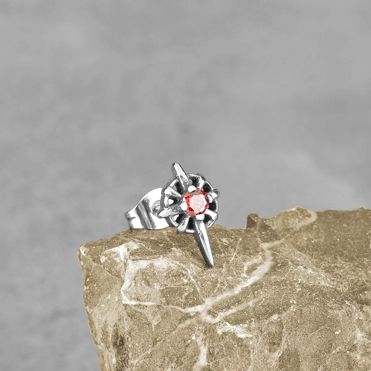 Stainless Steel Punk Man Woman with Barbed Fashion Earrings Teen Vintage Cross Rock Personalized Jewelry Gifts Wholesale