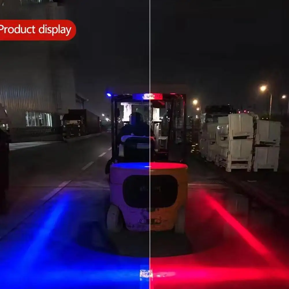 Straight Line 15led Forklift Light 10v-80v 30w Flood Beam Forktruck Danger Zone Truck Warning Lamp For Linde Hangcha R5s6