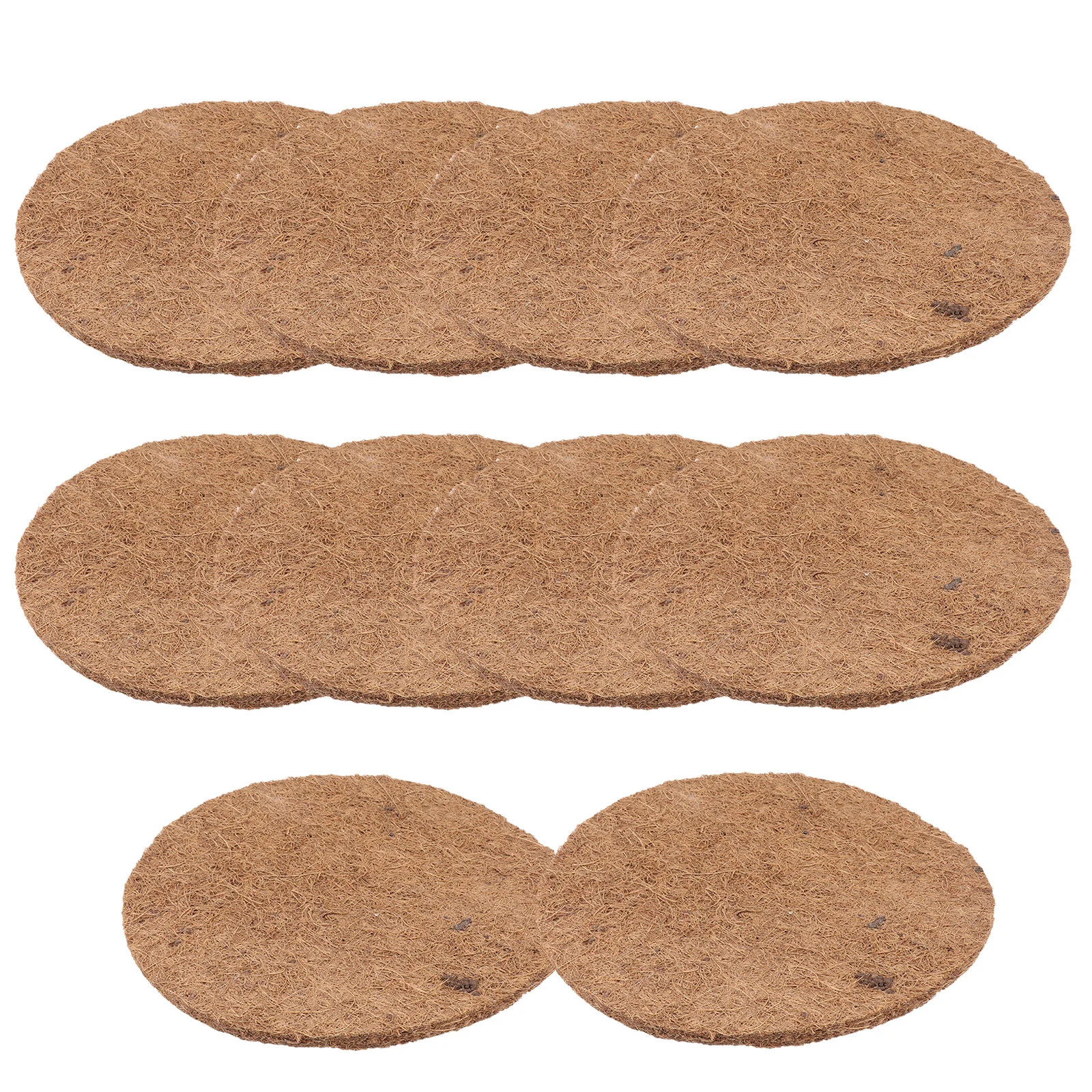 

10 Pcs Pigeon Nest Mat Small Animal Accessories Breeding Bird Pad The Bird's House Natural Palm Egg Tool