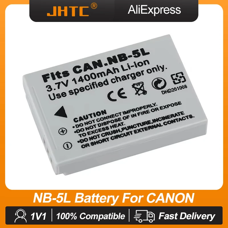 NB 5L NB-5L バッテリーキヤノン SX200is SX210IS SX220HS SX230HS CB-2LXE ショット S100 S110 SD950 SD NB5L カメラバッテリー 1400mAh