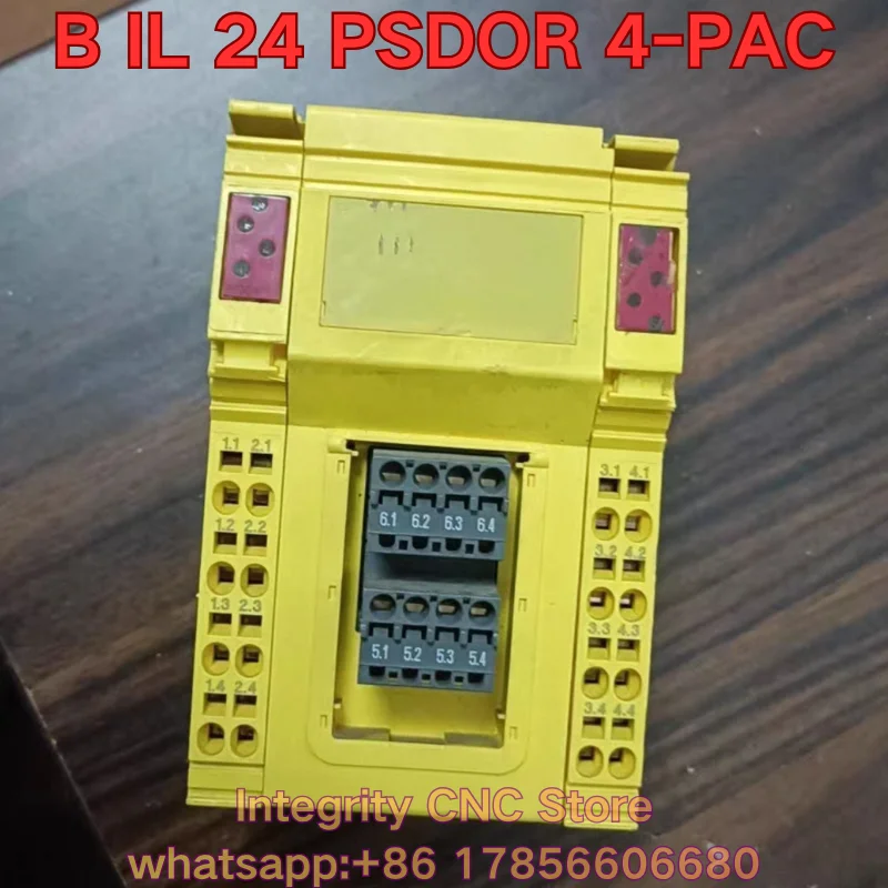 Second-hand B IL 24 PSDOR 4-PAC PLC module 2985864 functional test is normal