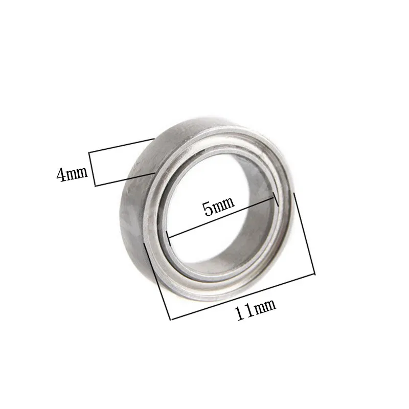 8pcs Upgrade Parts Aluminium Alloy Ball Bearing 11*5*4mm For 1/10 Scale Models RC Cars