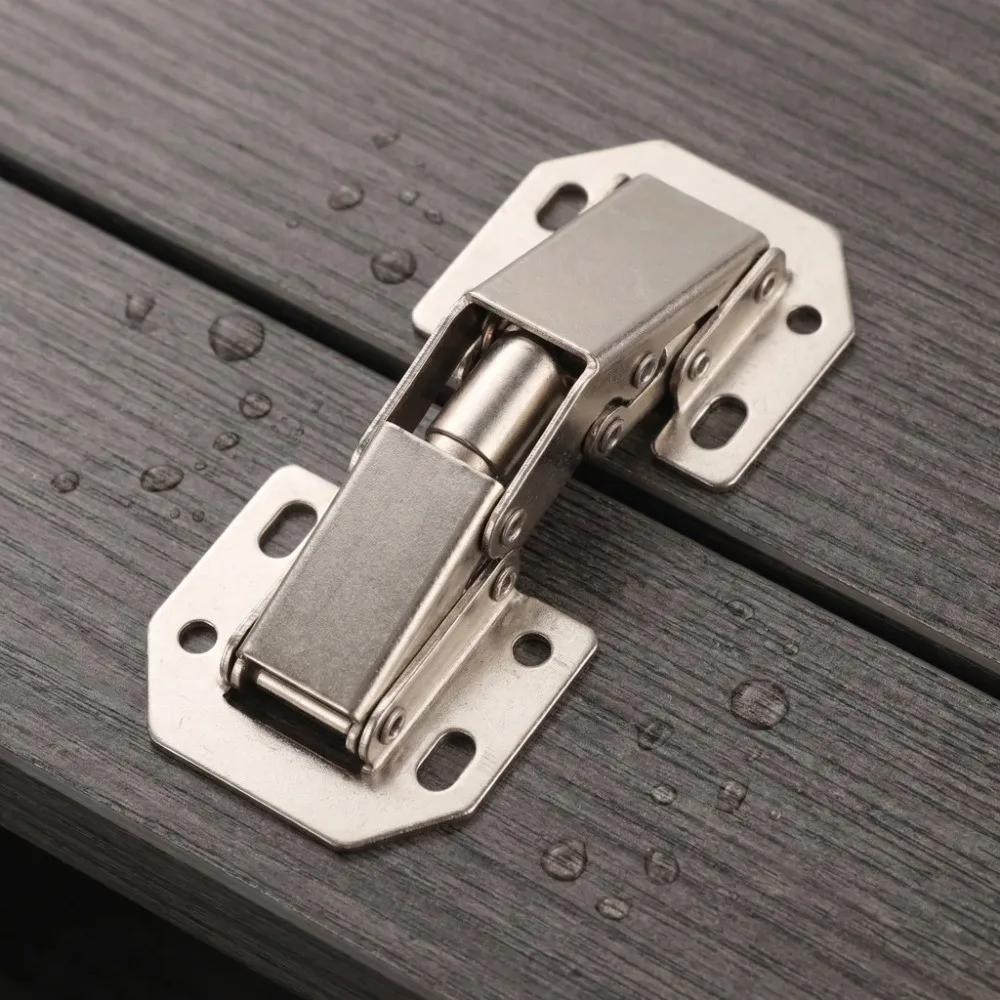 

10 шт. Устойчивые 3-дюймовые петли мостового типа без сверления для шкафов, легко устанавливаемые дверные петли для шкафов