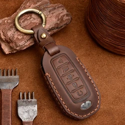 Suitable for 24 models of Infiniti qx50 key set q50l high-end qx60 package qx55 genuine leather q50 buckle qx80 shell
