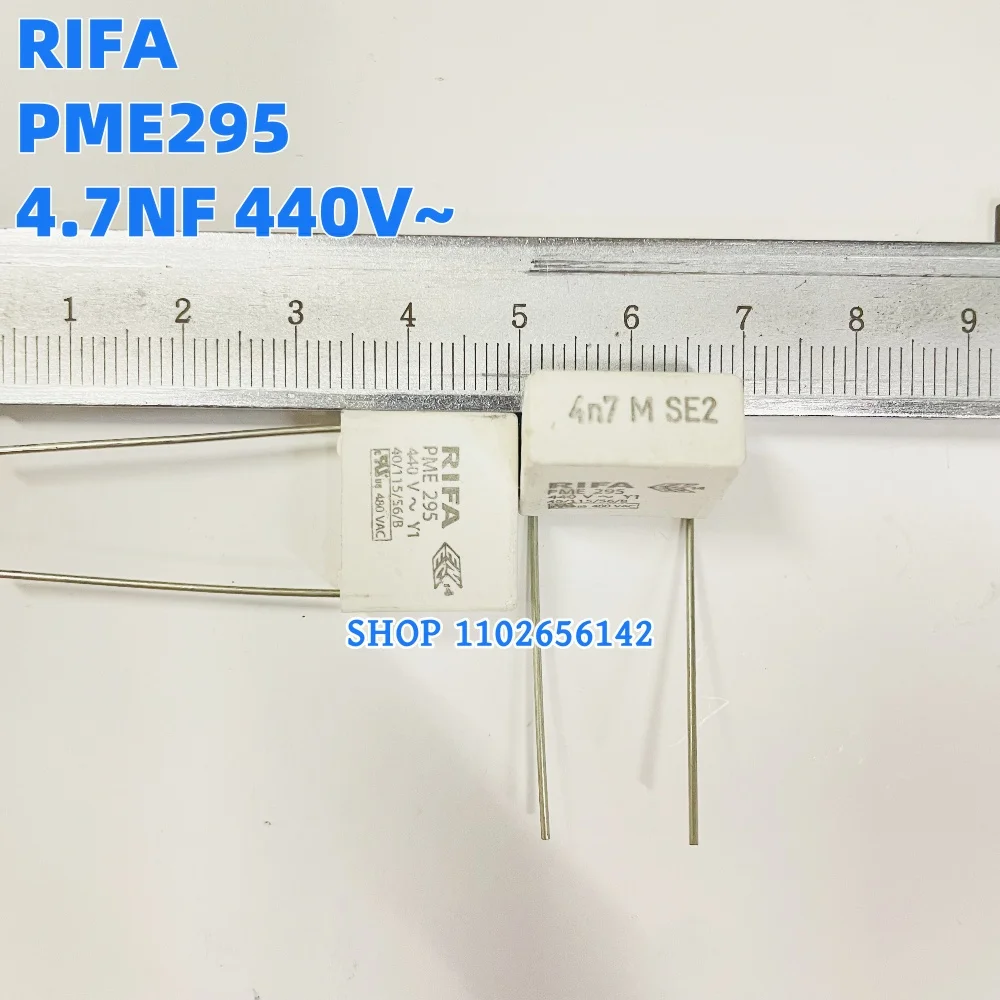 5-10 قطعة RIFA PME295 440V ~ Y1 4.7nF440VAC مكثفات فيلم الأمان 440V 4700pF Y1 4n7 4.7nf 472 0.0047 فائق التوهج PME295RB4470MR30 P = 15 مللي متر #2