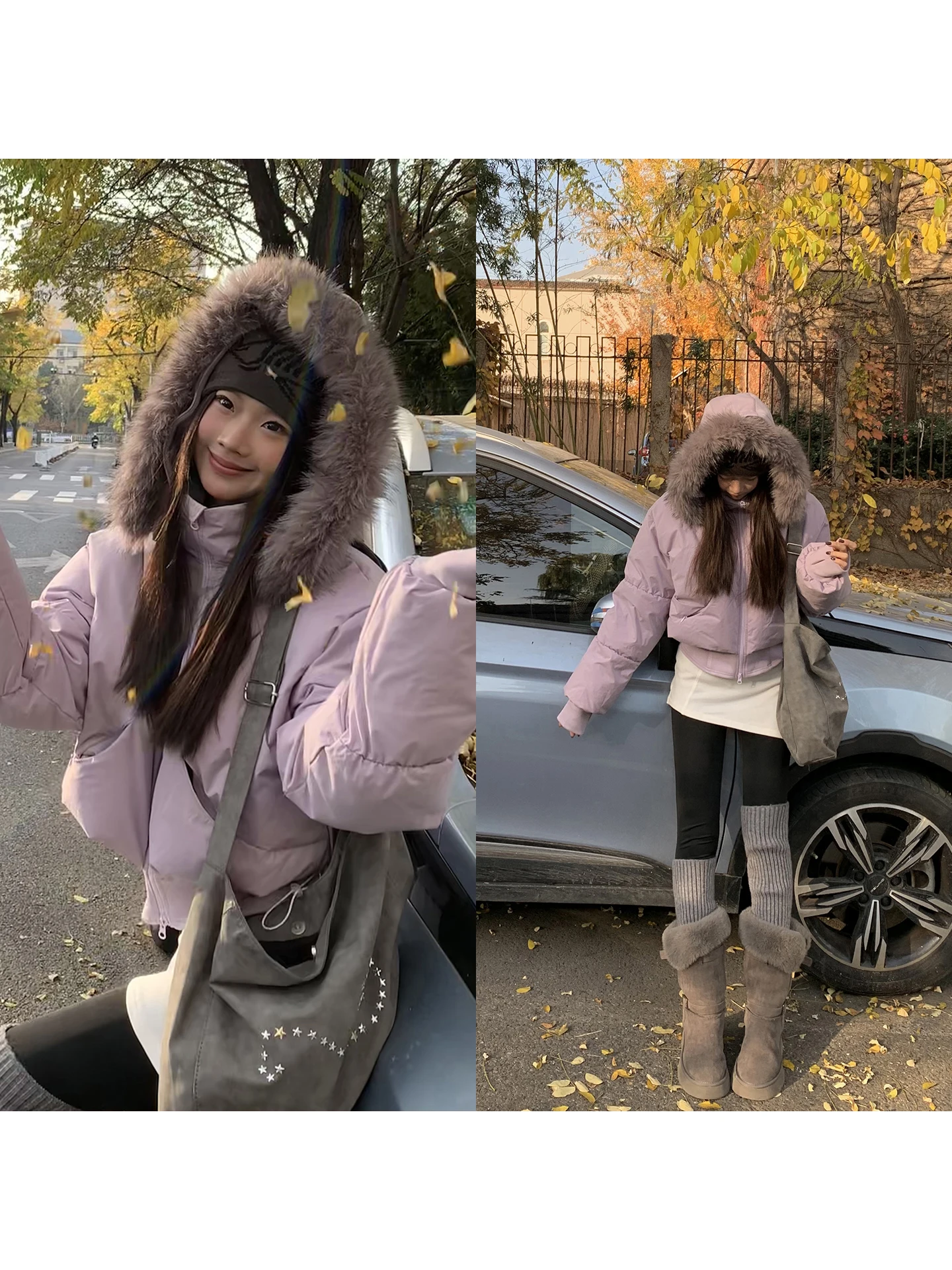 

G Sle ort down Jaet Women's Winter 2025 New 90 White Du down Warm Beautiful Winter Outerwear Coat Fem