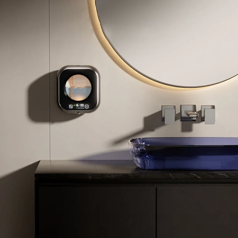 Mounted Automatic Soap Dispenser with Large Capacity Non-contact Rechargeable Sensor Kitchen with LED Intelligence Cleaning Wall