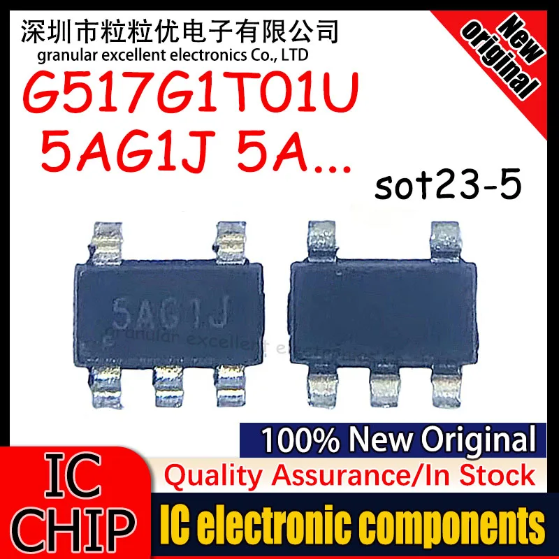

(5piece)100% New G517G1TO1U G517G1T01U 5AG1J 5A... sot23-5 In Stock IC Chip Chipset