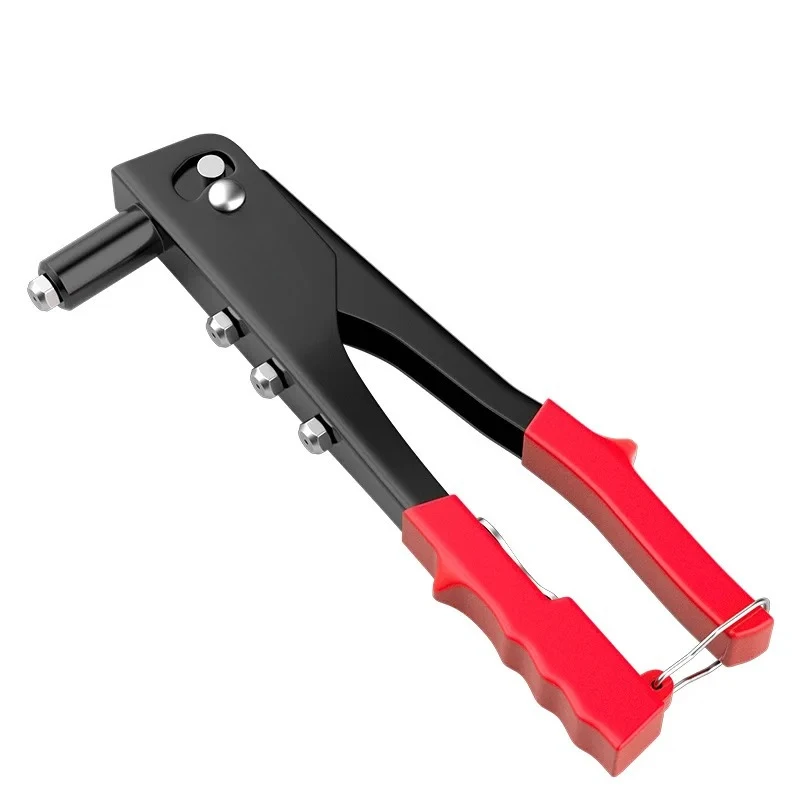 Kit Professionale di Rivettatrice Manuale Resistente con 100 Rivetti per Mobili, Rimorchi e Barche - Set di Rivettatrice a Strappo