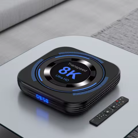 Transpeed Android 12 TV BOX Allwinner H618 Dual Wifi 32G64G Quad Core Cortex A53 Support 8K 4K BT Voice Media Player Set Top Box