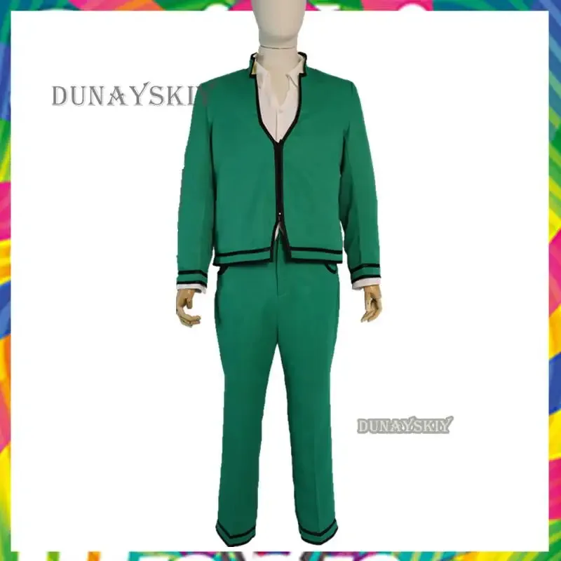 2025 yiyiAnime Kusuo No Sai-nan Costume Wigs Men Uniforms Glasses Headwear The Disastrous Life Of Saiki K.Cosplay