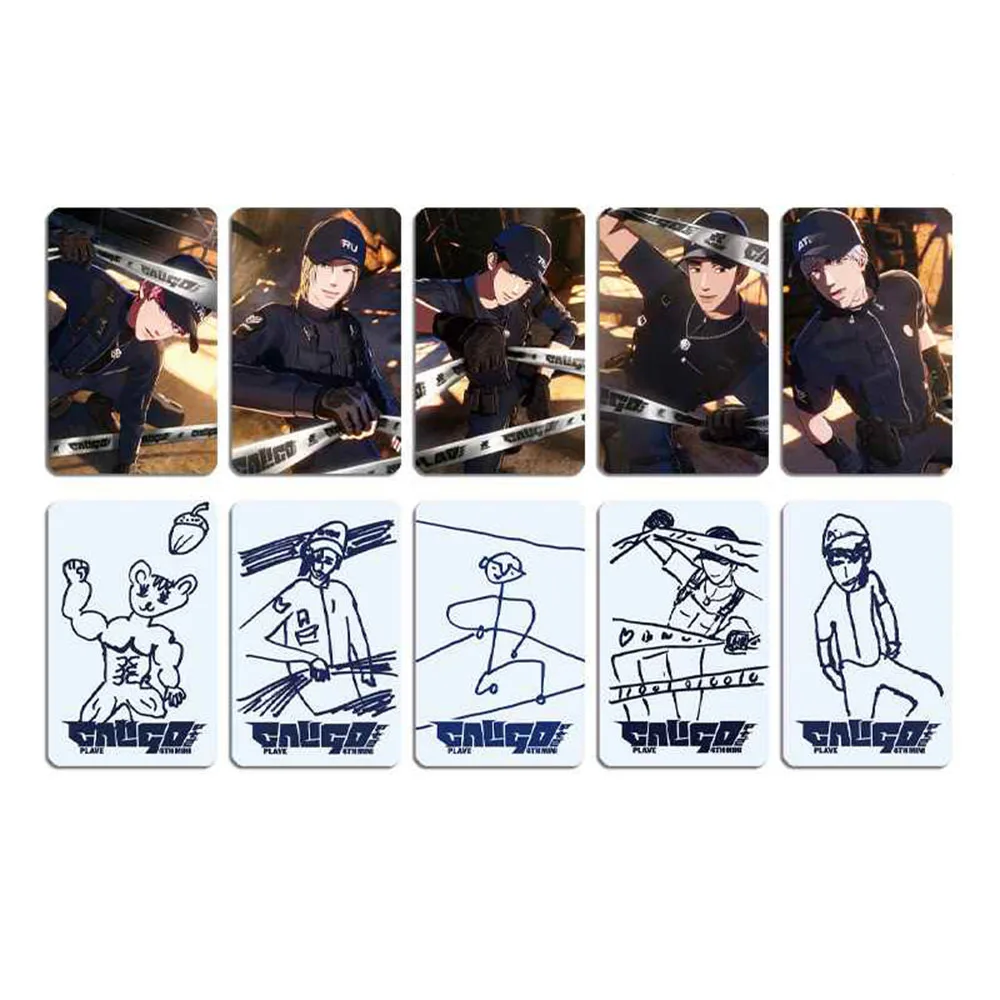 Hot Idols Noah Yejun Hamin 5Pcs/Set Selfie Photocards Caligo Pt.2 New Album Eunho Bamby Cute Lomo Cards Fans Collect Postcards