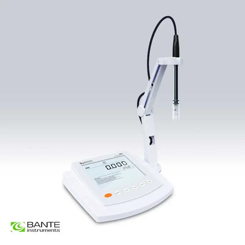 benchtop PH EC meter laboratory pH conductivity tester Brand BANTE High presion 0.002 pH ATC