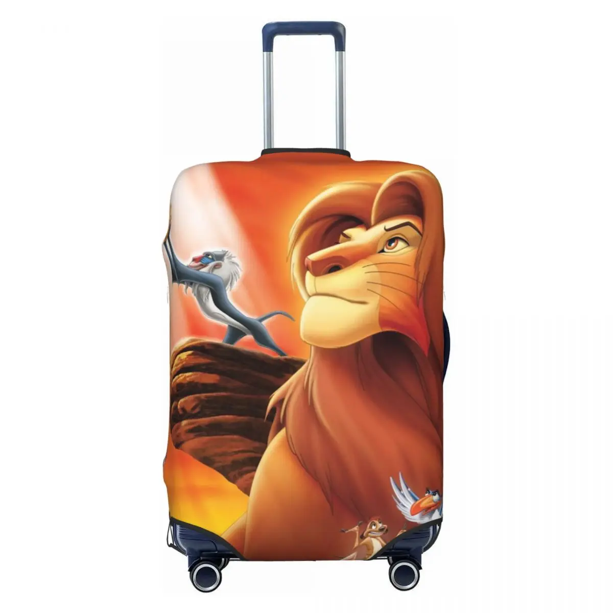 

Fashion The Lion King Luggage Cover Protector Washable Travel Suitcase Covers