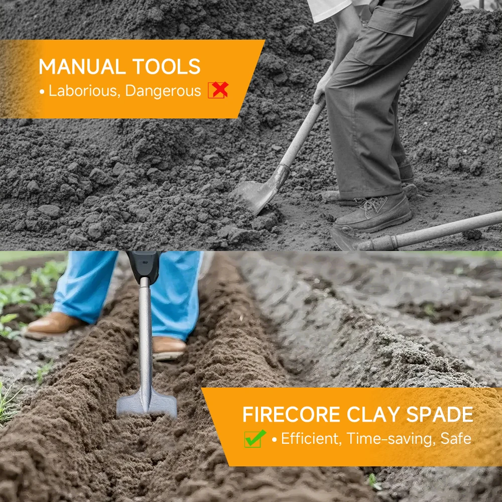 Hotehe sds-max haste 40crv pá de argila 20 '' jack martelo bit trincheira & escavação pá bit para argila cascalho congelado solo concreto