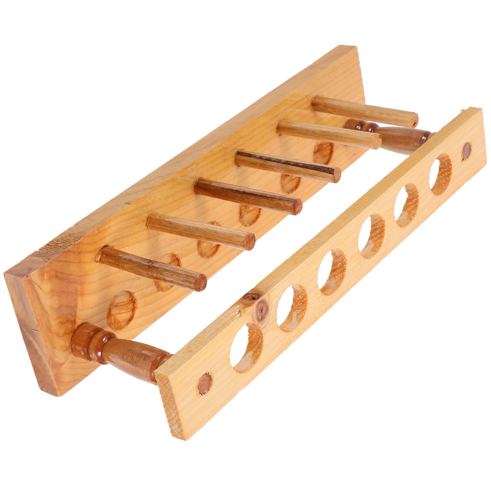 

8 Pcs Wooden Test Tube Rack Multi-Functional Test Tube Holder Lab Storage Organizer