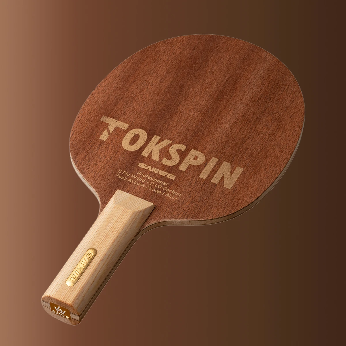 

SANWEI TOKSPIN Sapele Carbon Table Tennis Blade Racket Loop Offensive Ping Pong Bat Paddle