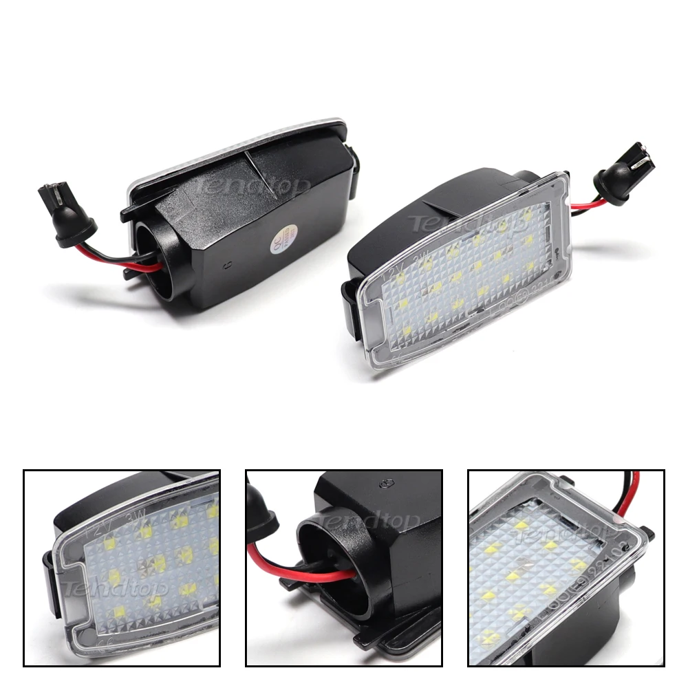 No Error White LED Under Side Rearview Mirror Puddle Light For Land Rover LR3 LR4 LR2 2006-2015 Freelander 2 Range Rover Sport