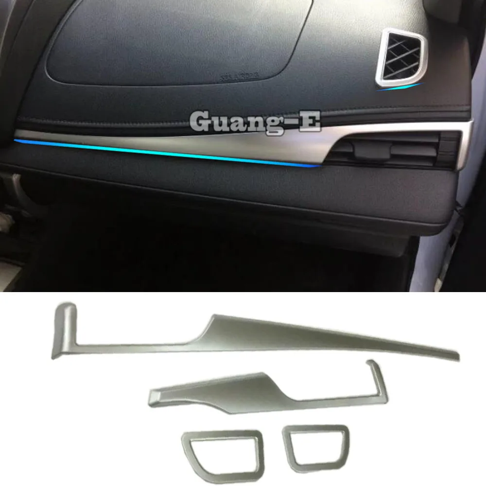 

Для Toyota Vios/Yaris/Sedan 2014 2015 2016 Stick ABS Серебристый Выпускное отверстие Кондиционер + Средний бардачок Передняя накладка на лампу 4 шт.