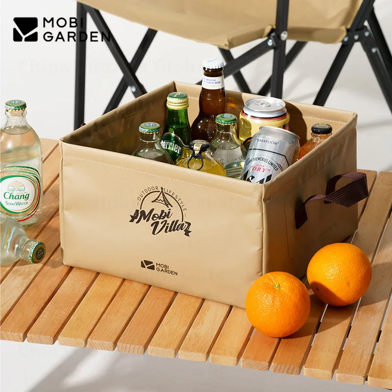 

MOBI GARDEN 13L квадратный бассейн для воды уличный многофункциональный водонепроницаемый складной ящик для кемпинга портативное дорожное ведро для воды вещи