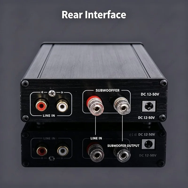 For BRZHIFI TPA3255 Subwoofer Amplifier Board, 600W High Power Finished Board Adjustable Low Frequency for Home Audio