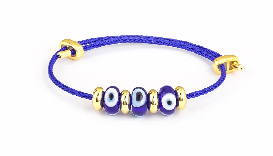 Nidin Neue Mode Glück Türkischen Bösen blick Seil Armband Einstellbar Für Frauen Weibliche Punk Stil Persönlichkeit Design Schmuck Geschenke – Detail 20