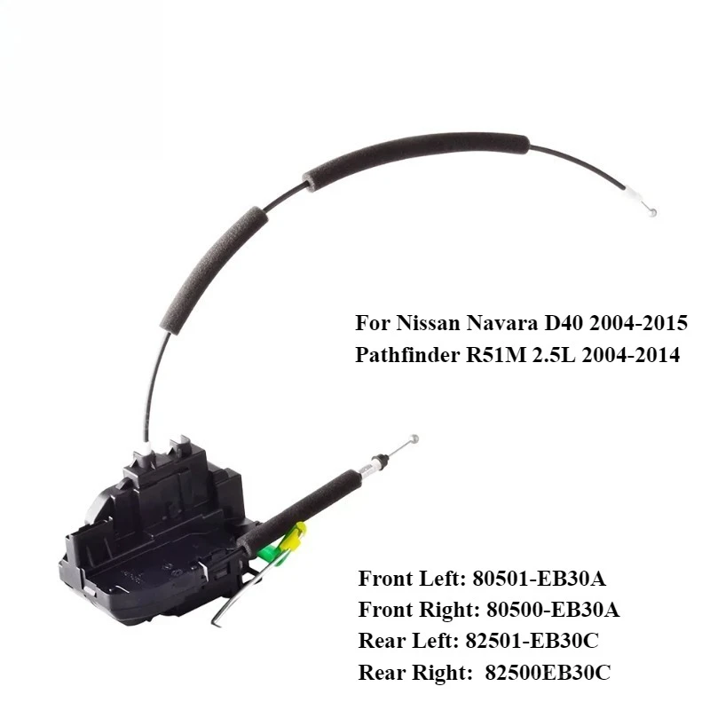 

80501EB30A Door Lock Actuator For Nissan Navara D40 2004-2015 Pathfinder R51M 2.5L 2004-2014 80500EB30A 82501EB30C 82500EB30C